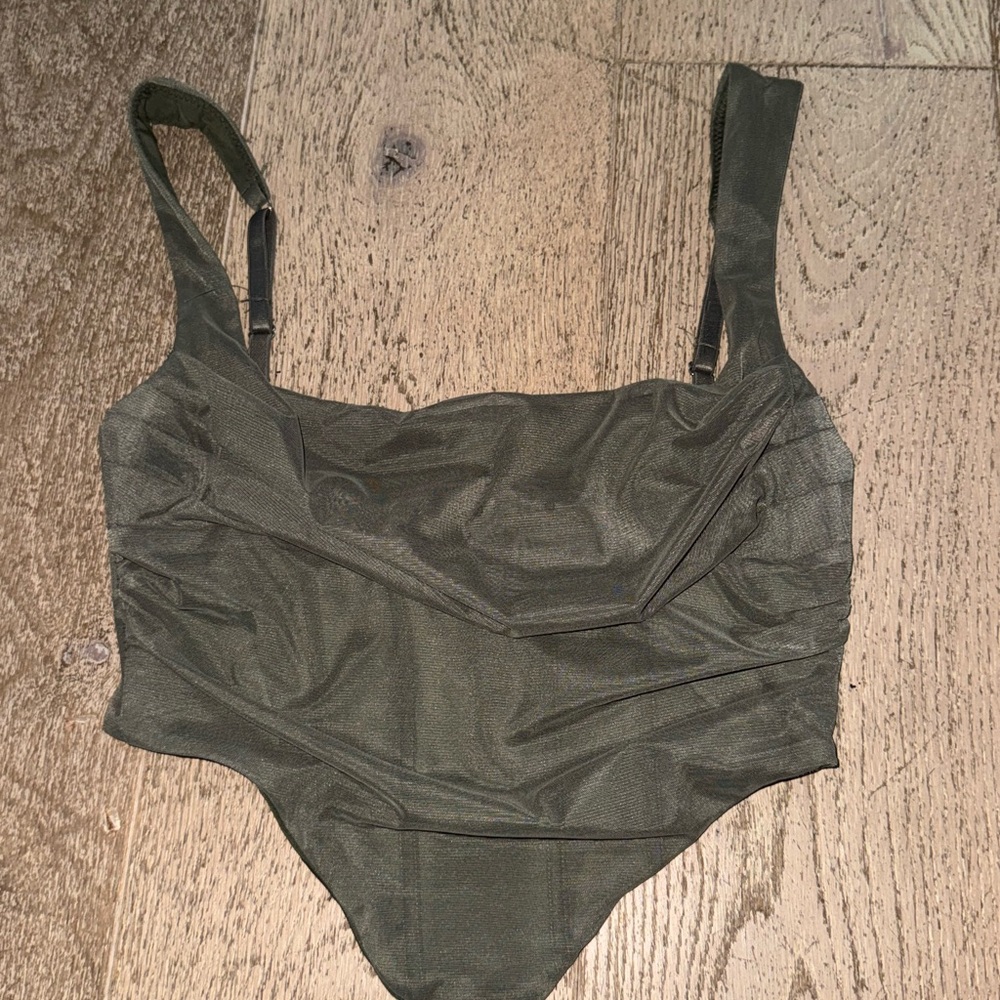 Oh Polly Green corset top